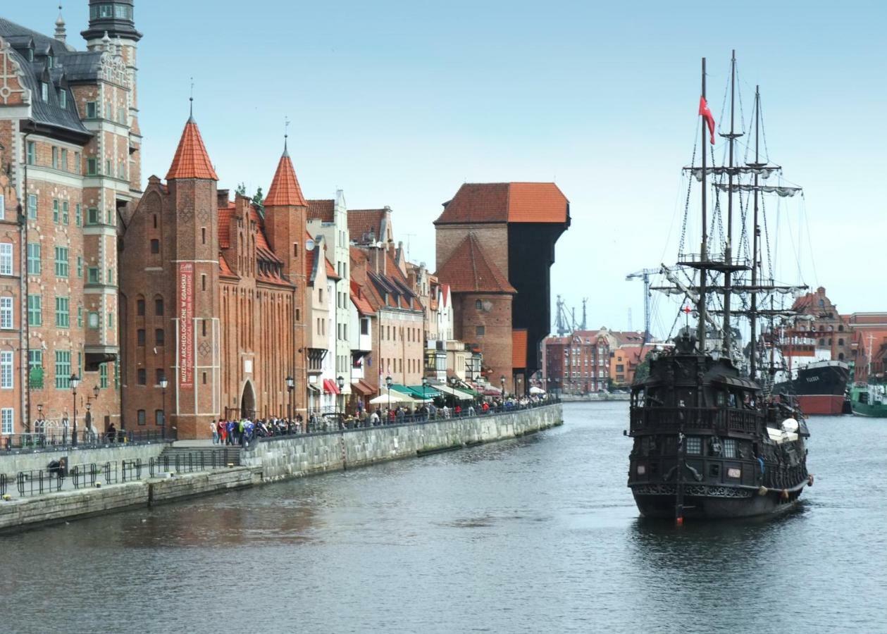 3-Rooms Apartment With Balcony By The Oldtown Gdańsk Exteriör bild