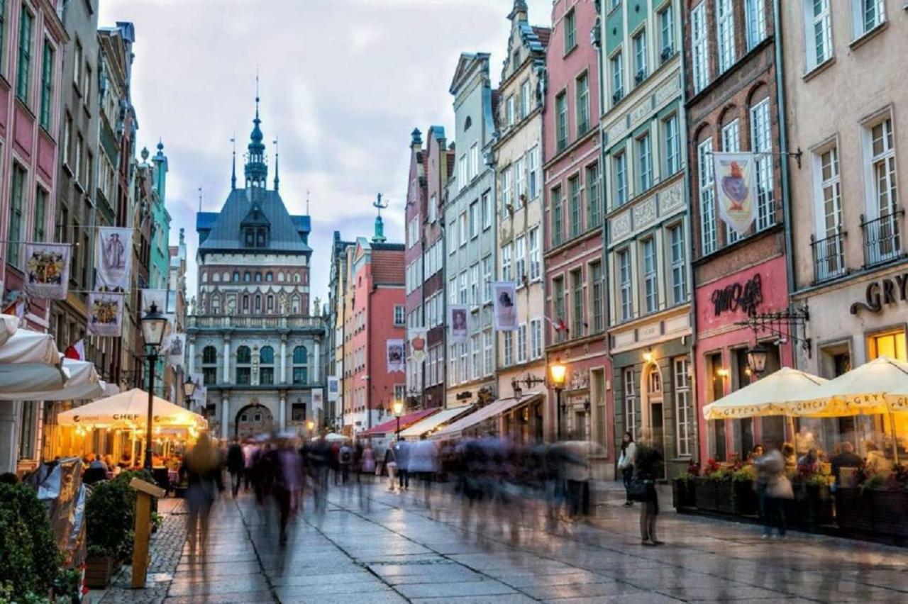 3-Rooms Apartment With Balcony By The Oldtown Gdańsk Exteriör bild