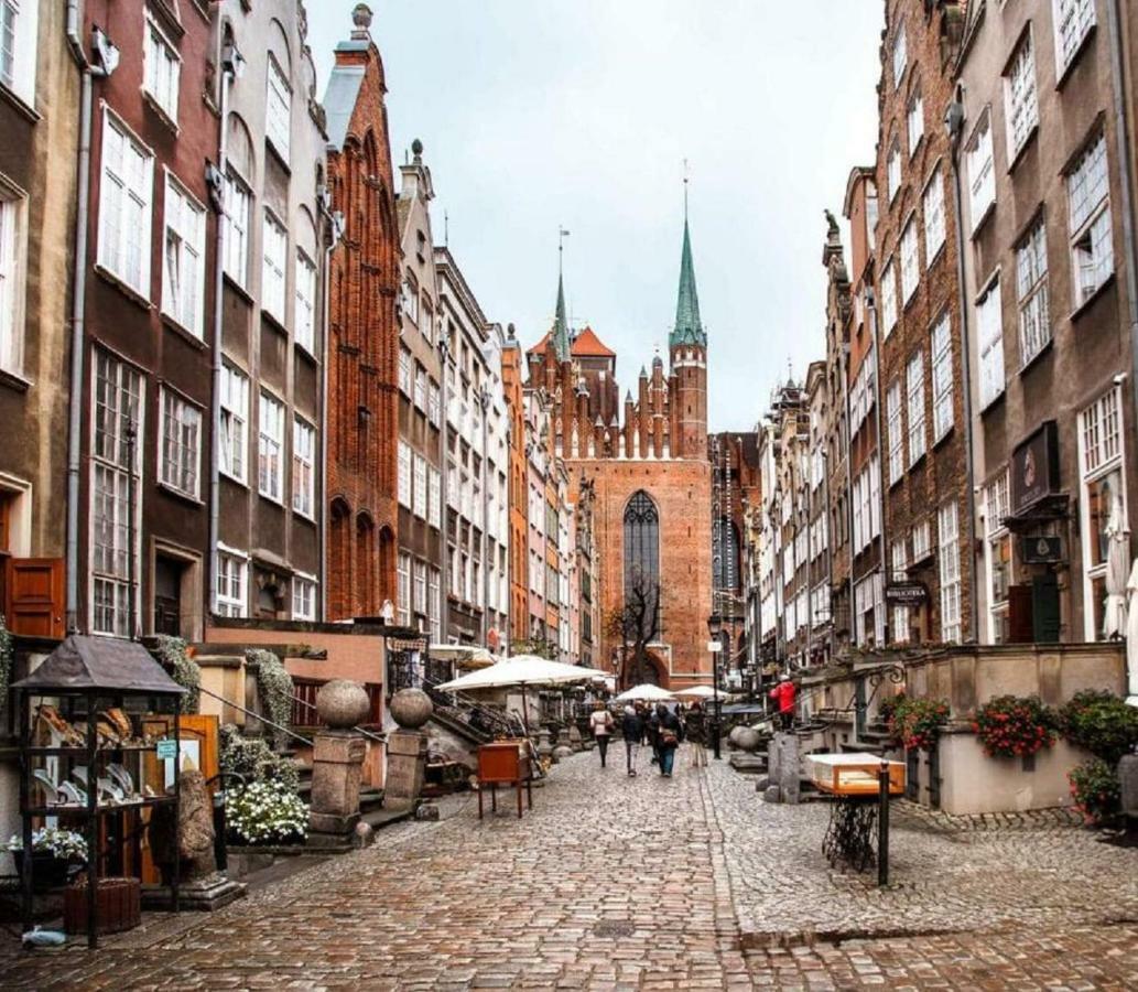 3-Rooms Apartment With Balcony By The Oldtown Gdańsk Exteriör bild